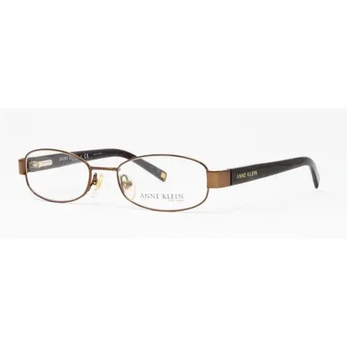 Anne Klein Women`s Eyeglasses AK9127 474 Brown 49mm Metal Optical Frame