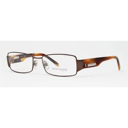 Anne Klein Women`s Eyeglasses AK9078 466S Havana 52mm Rectangular Optical Frame