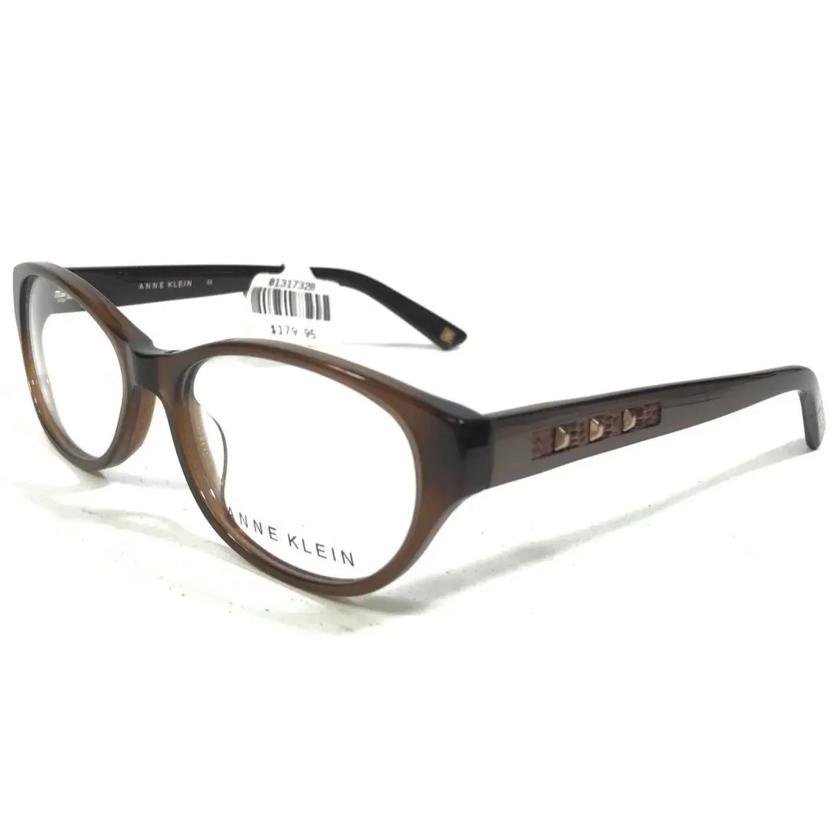 Anne Klein Eyeglasses Frames AK5021 272 Taupe Brown Cat Eye Full Rim 53-16-135