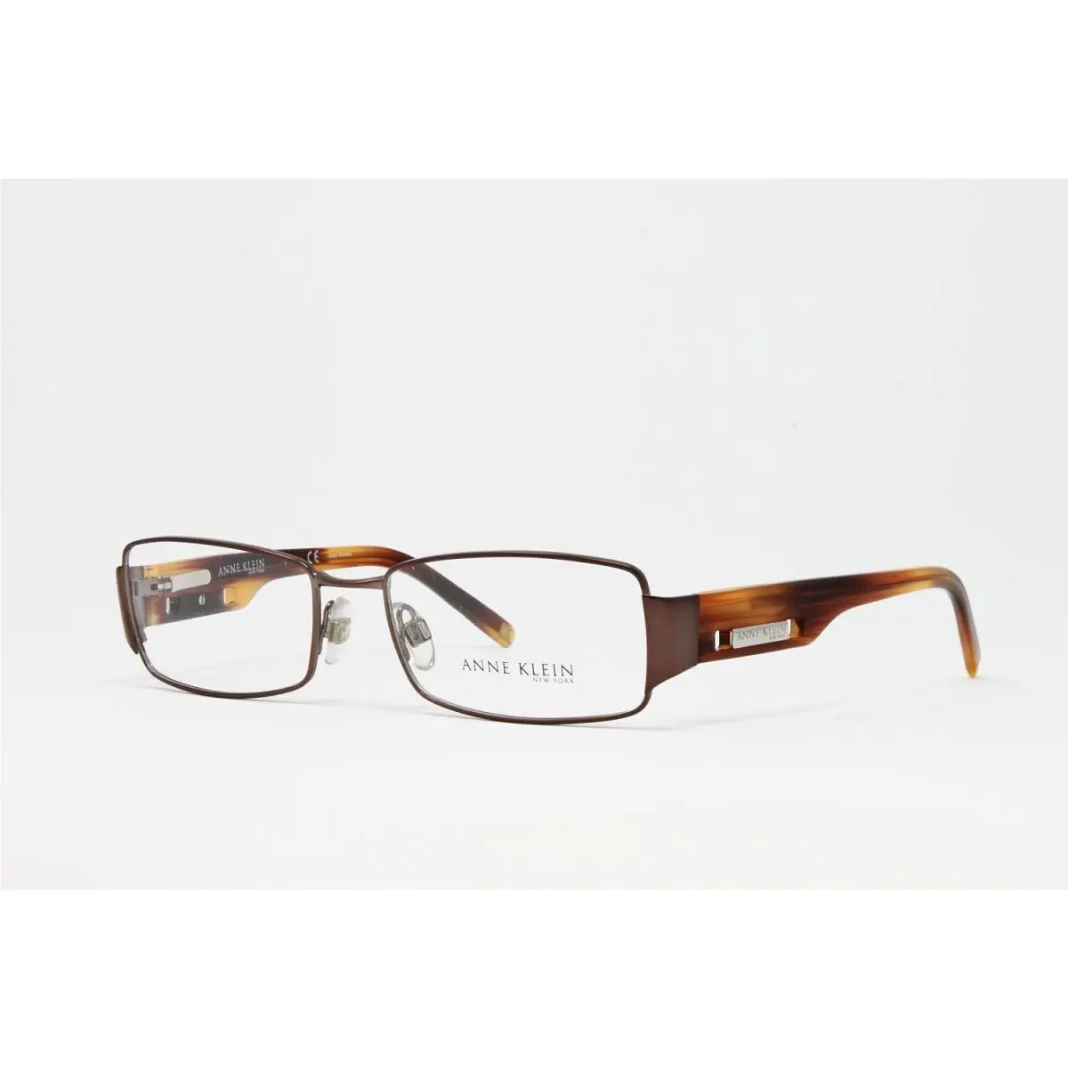 Anne Klein Women`s Eyeglasses AK9078 466S Havana 54mm Rectangular Optical Frame