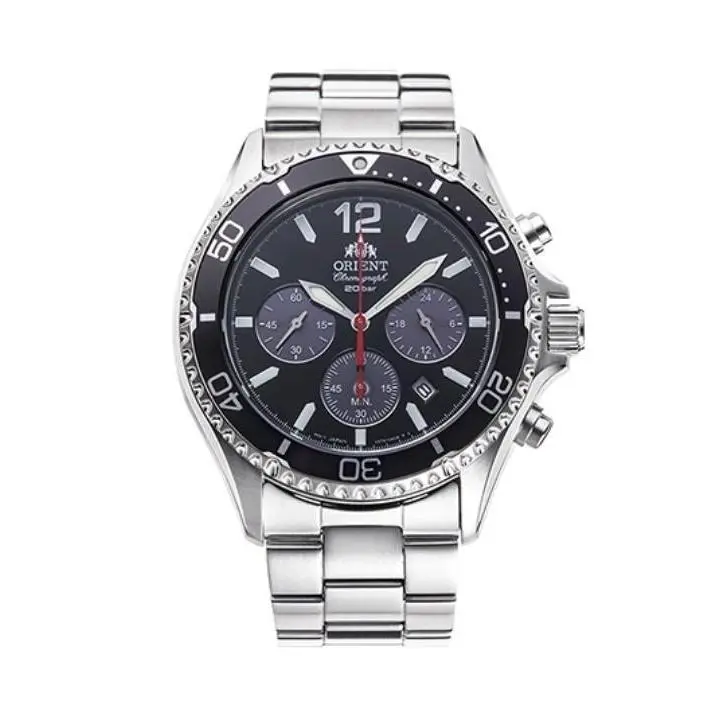 Orient RA-TX0202B Quartz Chronograph Black Dial Men Watch