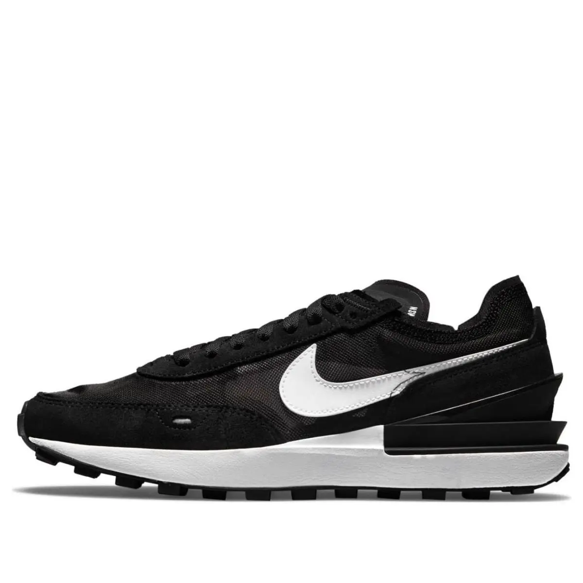 Wmns Nike Waffle One `black White` - Black