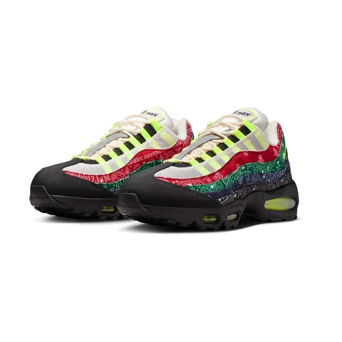 Nike shoes - IQ0620100 - IQ0620-100 - SAIL/VOLT-UNIVERSITY RED-SPORT GREEN 2