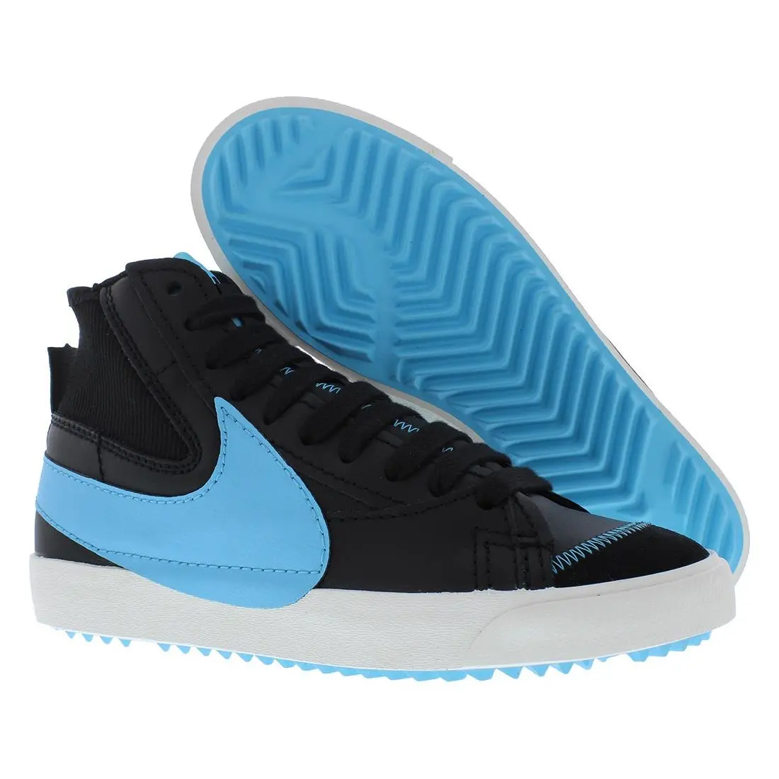 Nike Blazer Mid `77 Jumbo Unisex Shoes Size 11 Color: Black/baltic Blue/sail