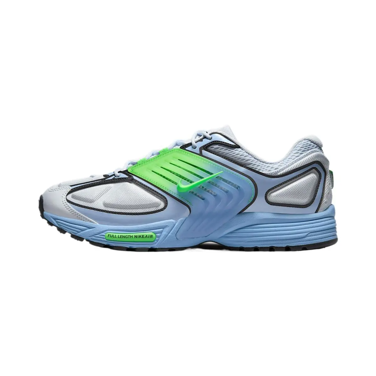 Nike Mens` Air Pegasus Wave Sneakers - Grey/aluminum/royal Pulse/green Strike - Football Grey/Aluminum/Royal Pulse/Green Strike