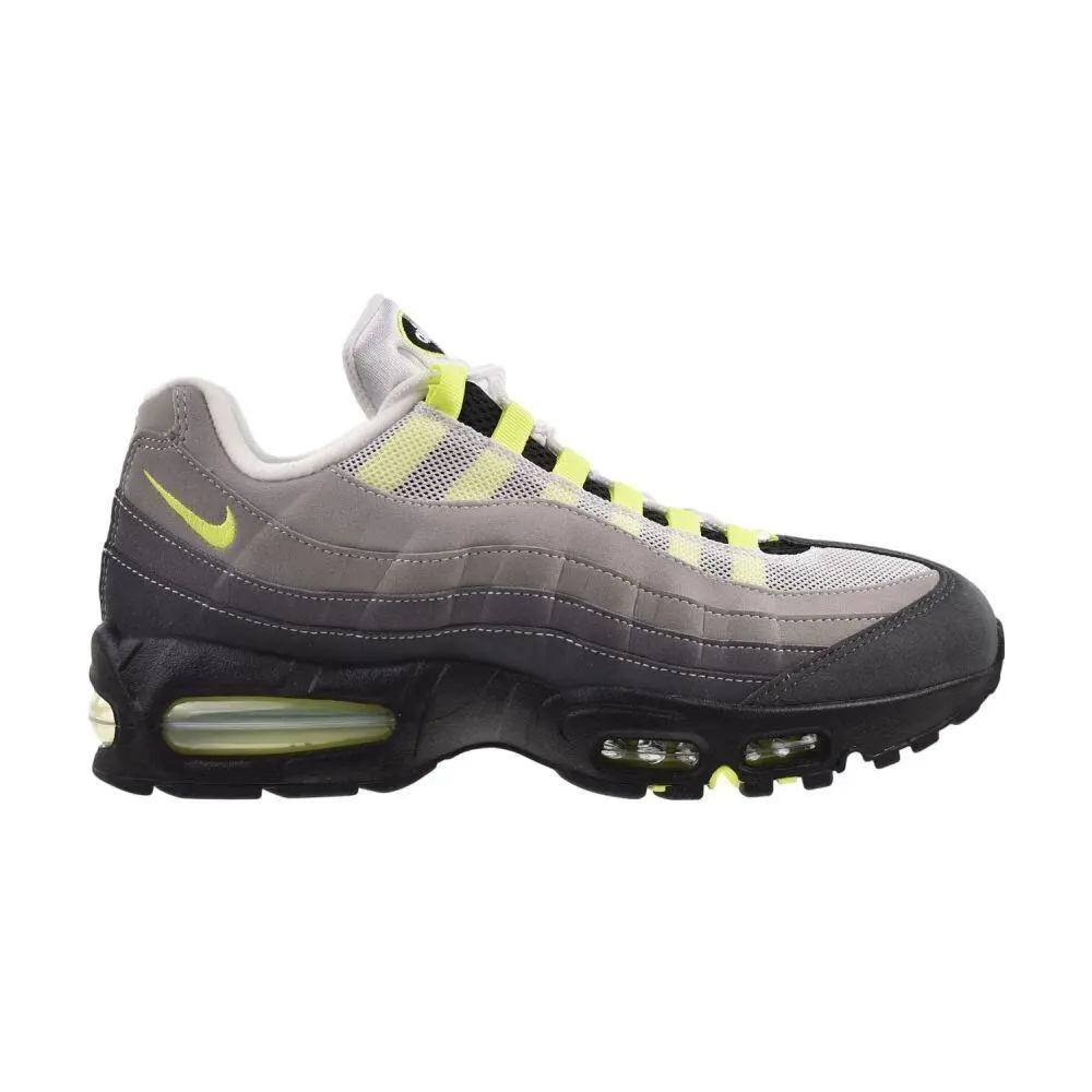 Nike Max 95 Big Bubble Men`s Shoes Black/neon Yellow HM4740-001 - Black/Neon Yellow-Cool Grey