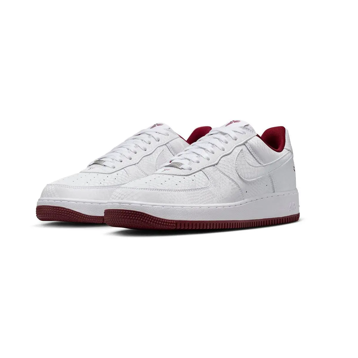 Mens Nike Kobe Air Force 1 Low_white/team Red IB0018-101 - WHITE/TEAM RED