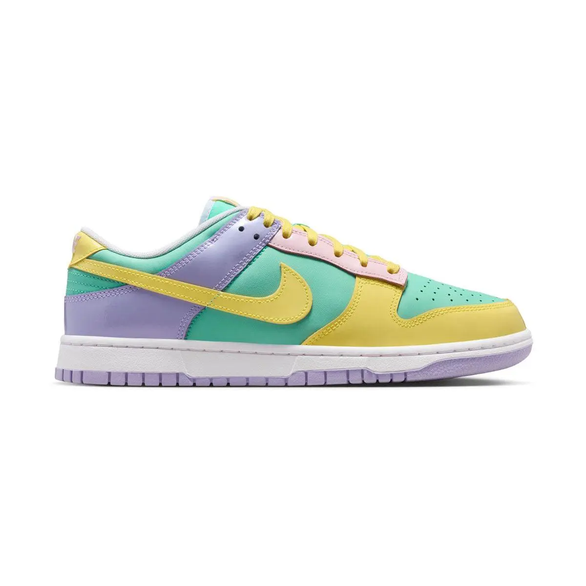 Mens Nike Dunk Low Retro_emerald Rise/yellow Pulse-hydrangeas IQ9404-349 - EMERALD RISE/YELLOW PULSE-HYDRANGEAS
