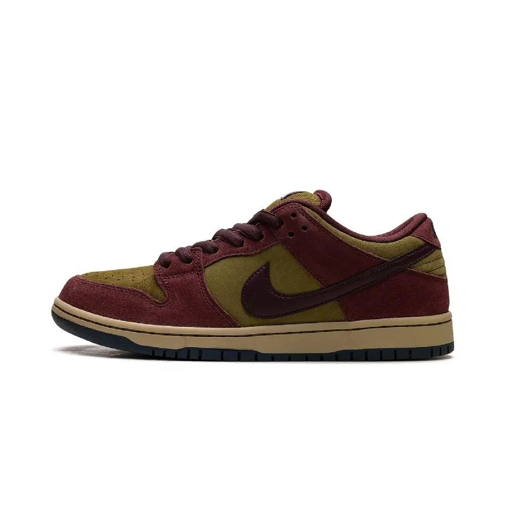 Men`s Nike SB Dunk Low Pro Dark Team Red/burgundy Crush HQ1625 600 - Dark Team Red/Burgundy Crush