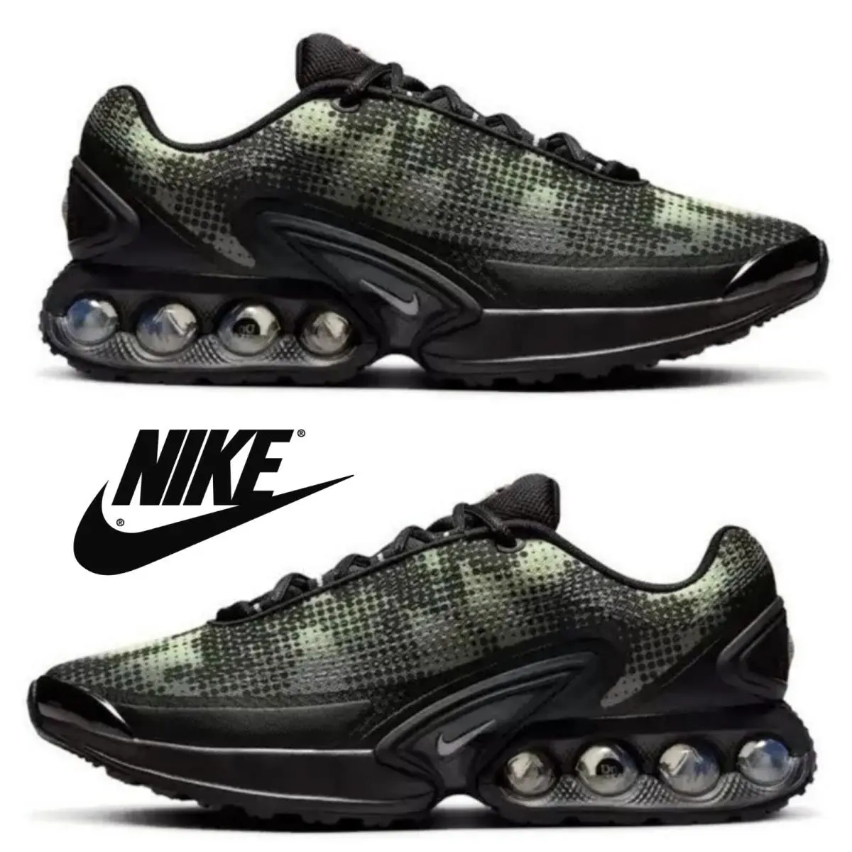 Nike shoes - Nike Air Max DN - Air Max - Gray, Maufacturer: Black/Olive Aura/Medium Olive/Metallic Silver 27