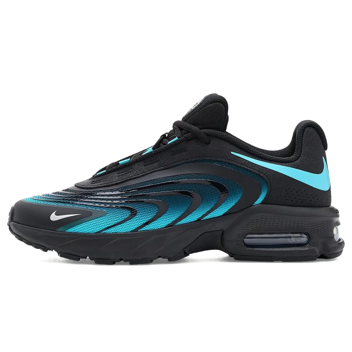 Nike shoes - Black/Gamma Blue/Metallic Silver 9