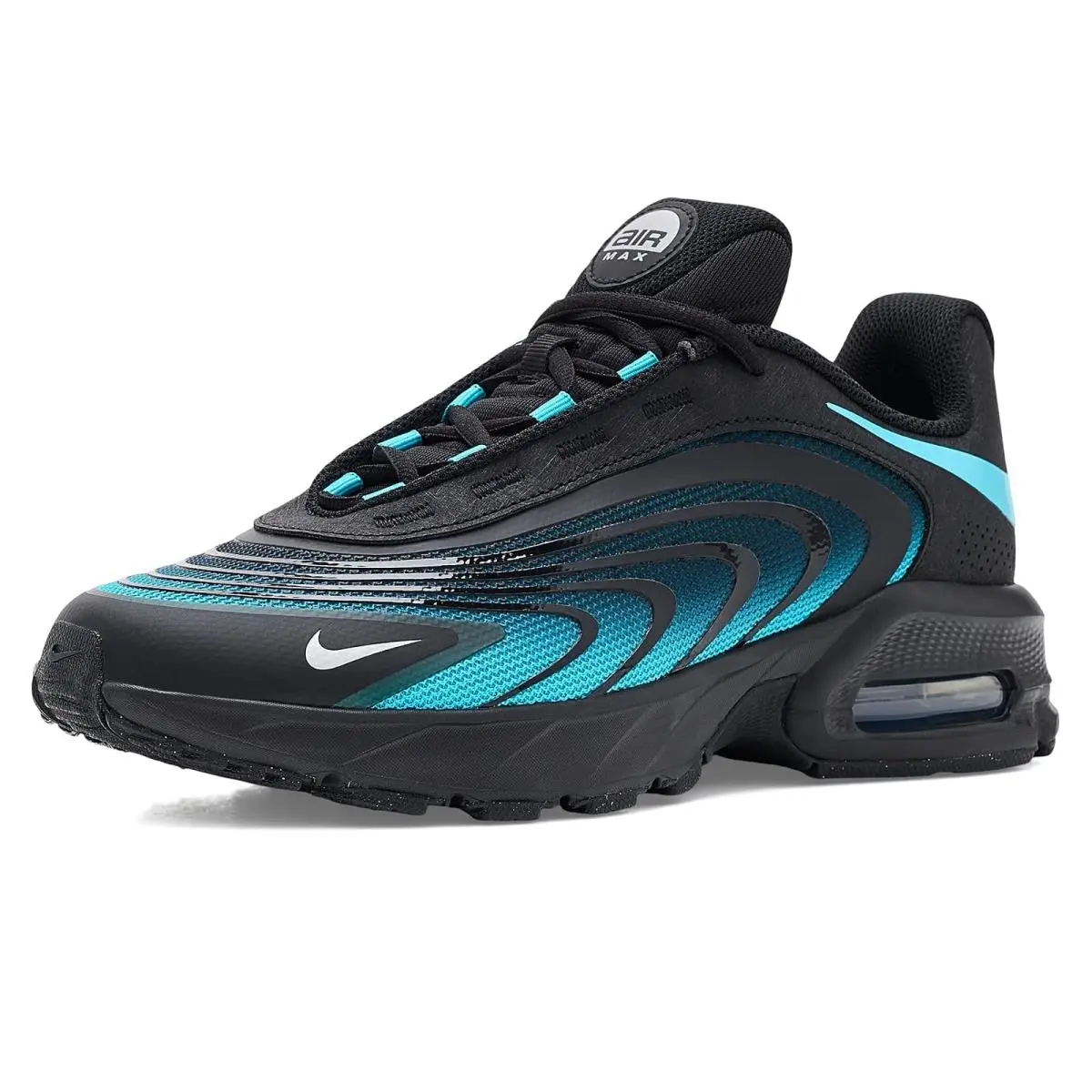 Nike shoes - Black/Gamma Blue/Metallic Silver 6