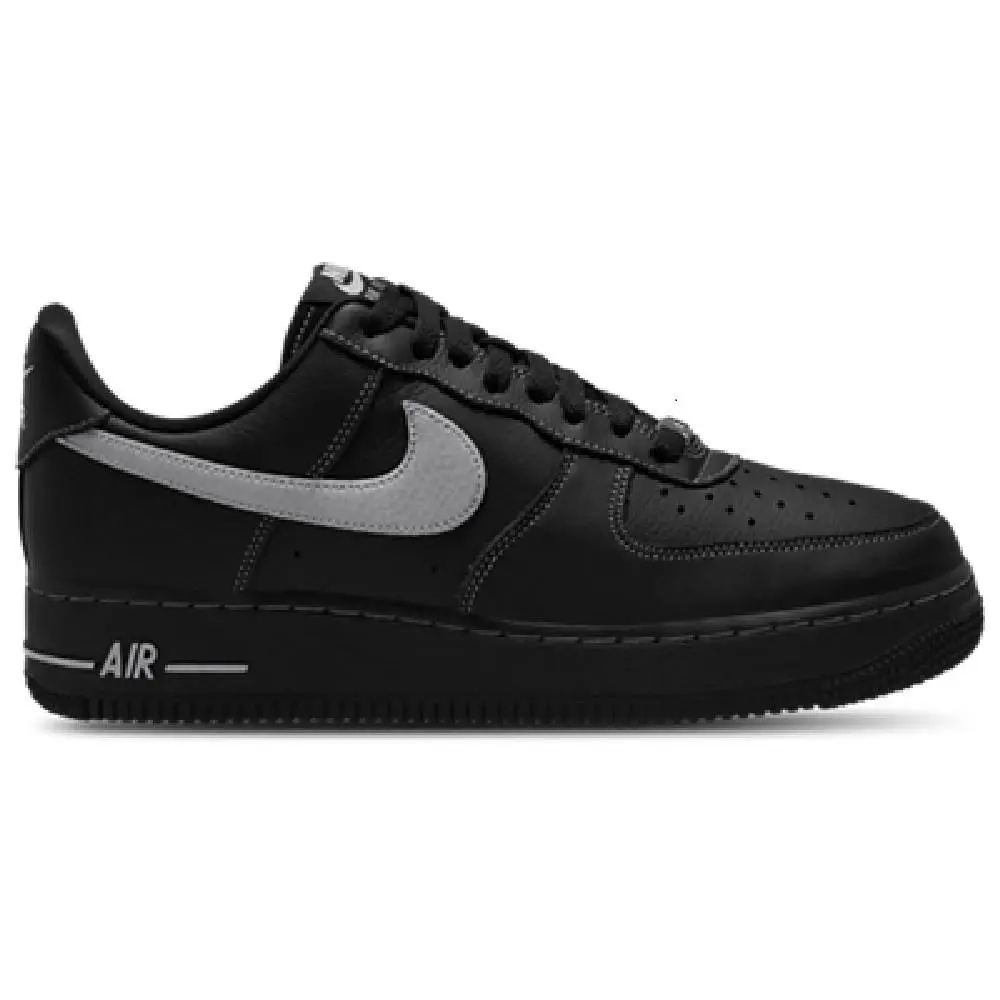 Men`s Nike Air Force 1 `07 LV8 Black/wolf Grey-black-black HQ2037 006 - Black/Wolf Grey-Black-Black