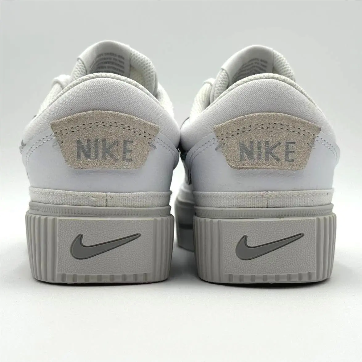 Nike shoes - Nike Court Legacy Lift - Court Legacy Lift - HQ2307-100 - White, Manufacturer: White / Metallic Silver 12