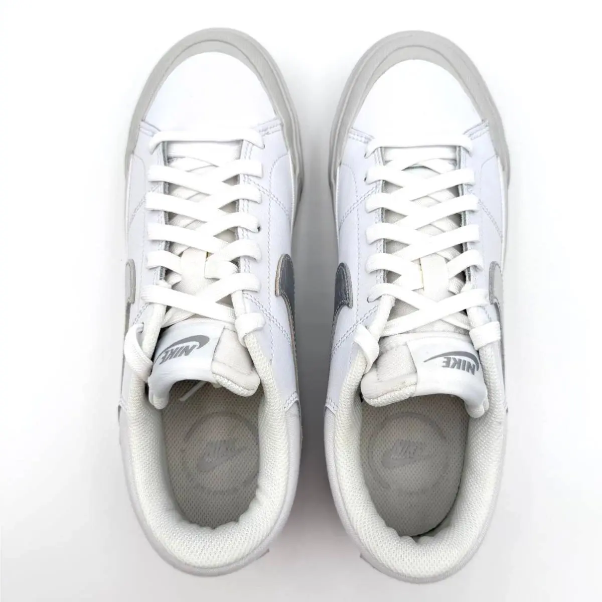 Nike shoes - Nike Court Legacy Lift - Court Legacy Lift - HQ2307-100 - White, Manufacturer: White / Metallic Silver 14