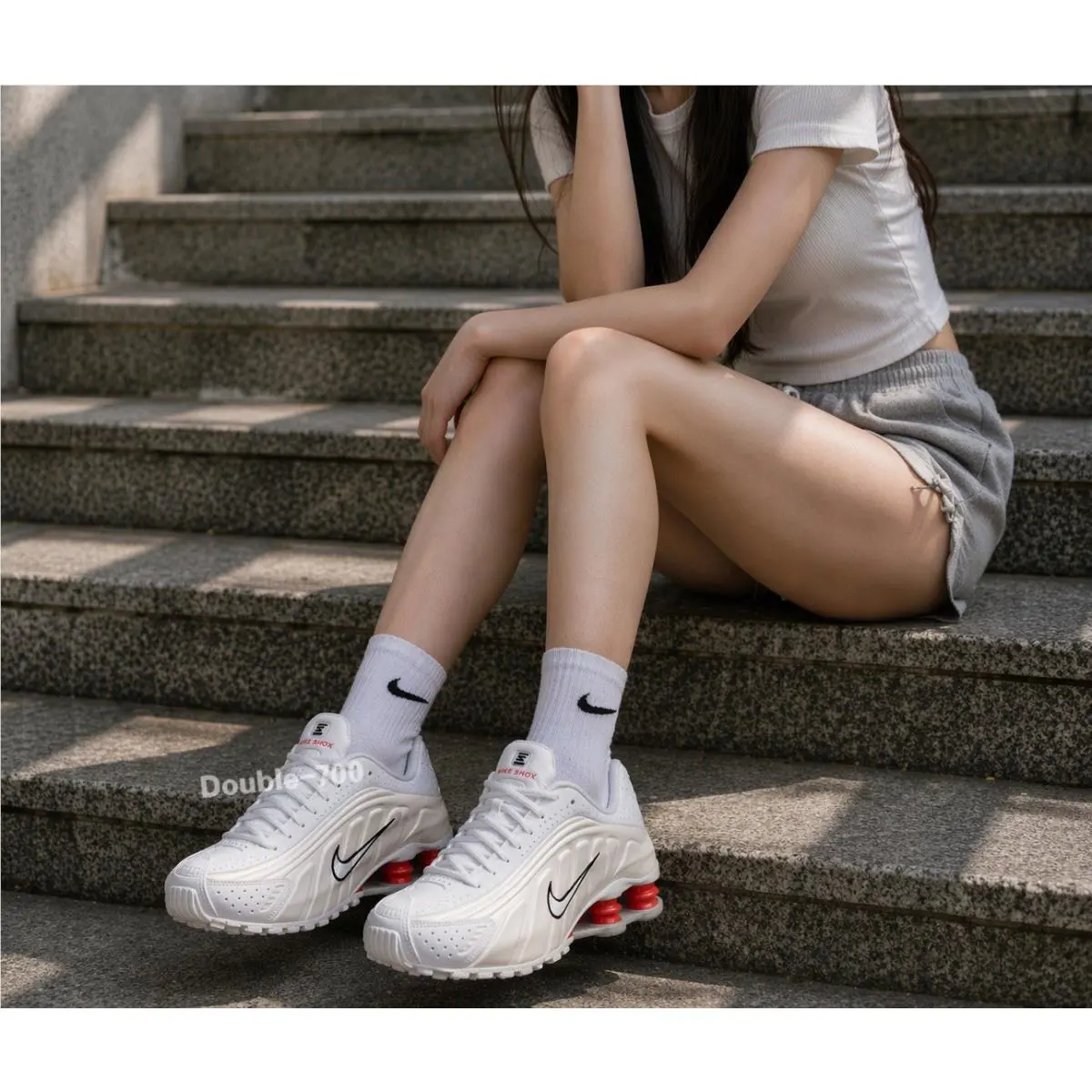 Nike shoes - Nike Shox R4 - Shox - CW2626-102 - White 1