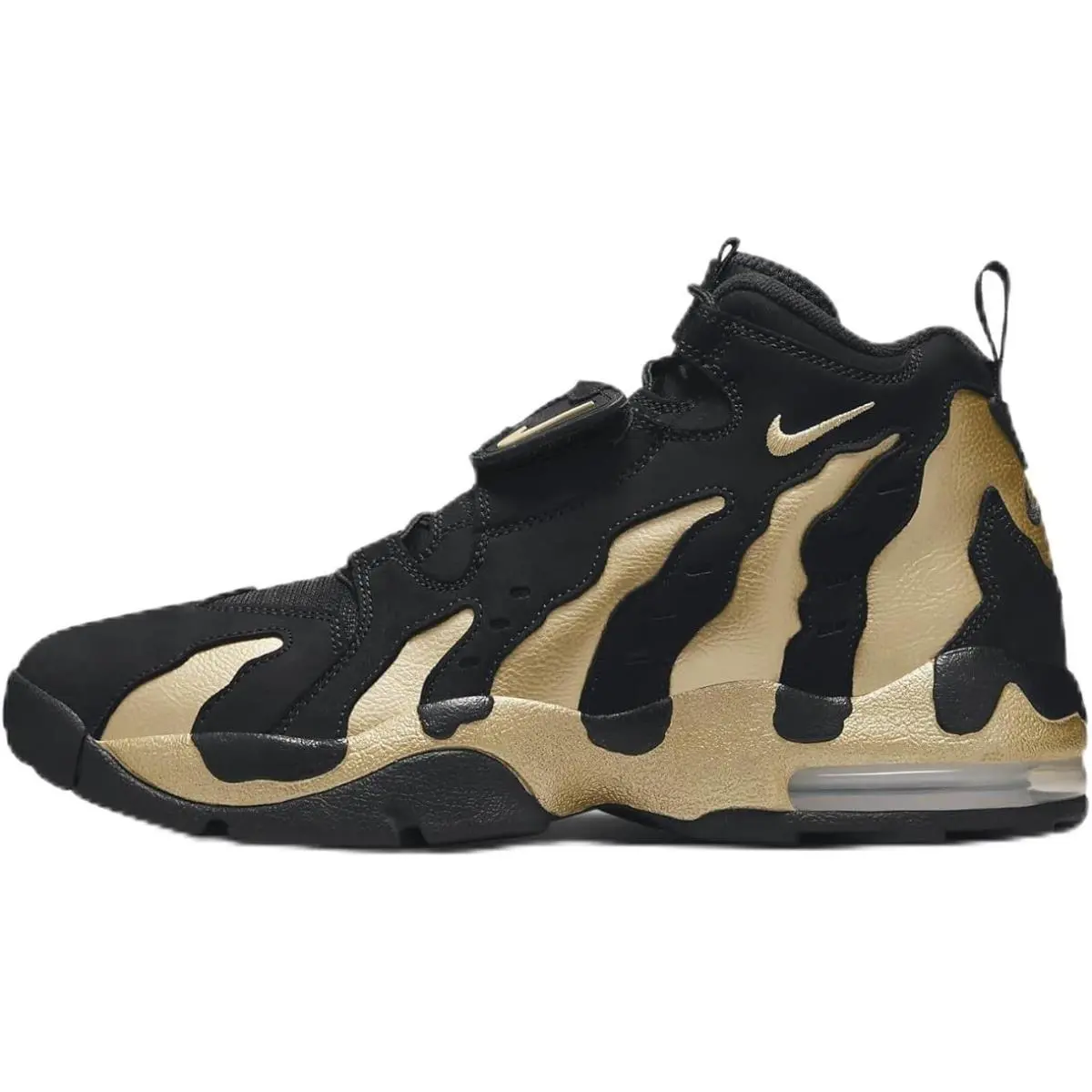 Nike Mens` Air DT Max `96 Sneakers - Black/white/vegas Gold - Black/Vegas Gold-white