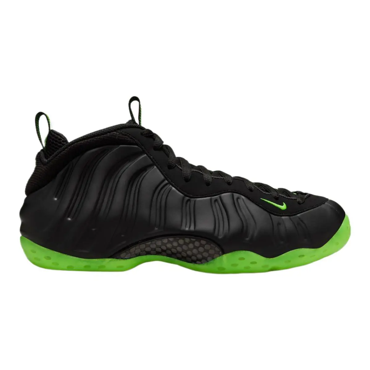 Nike Mens` Air Foamposite One Sneakers - Black/volt - Black/Volt