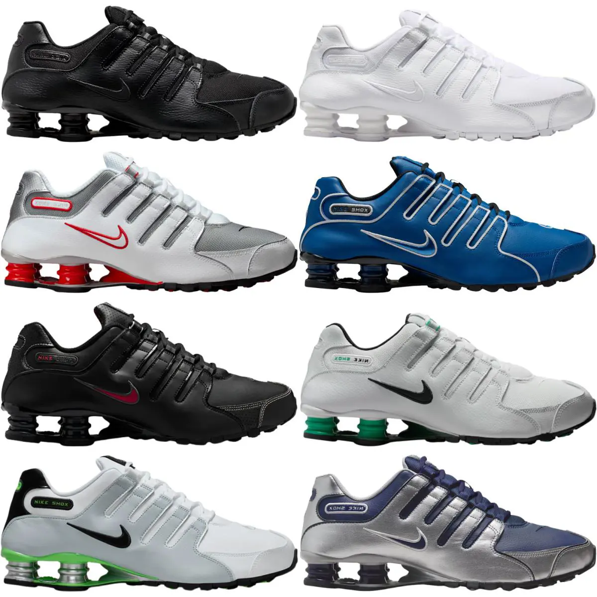 Nike Shox NZ Men Sneaker Shoe US Size 7-14 Colors Athletic Casual - In Stock