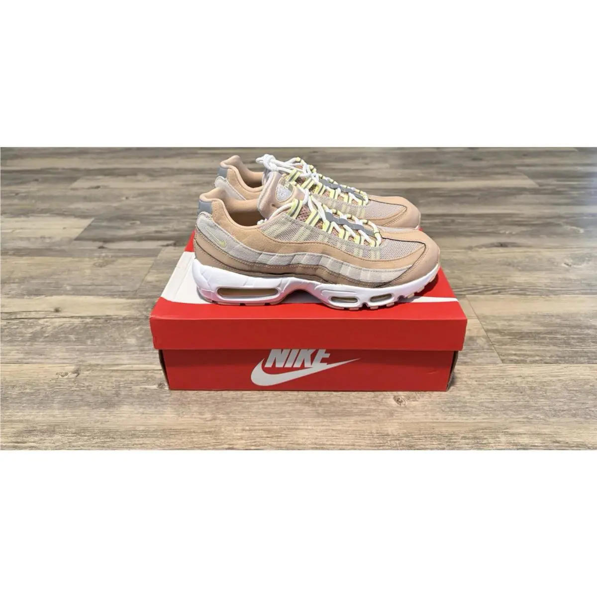 Nike shoes - Nike Air Max - Air Max - 307960-203 - Bio Beige/Desert Sand/White/Luminous Green 5