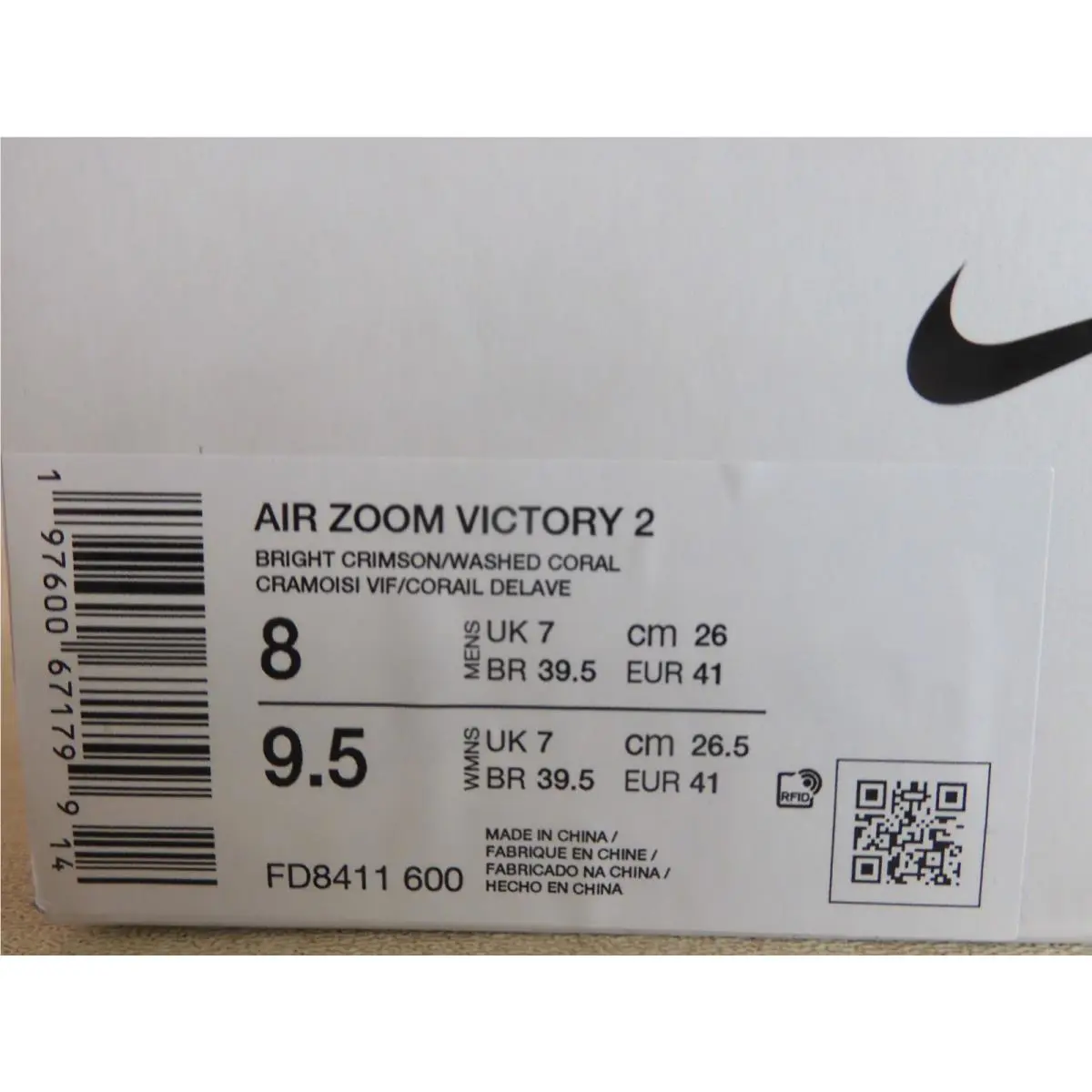 Nike shoes - Nike Air Zoom Victory - Air Zoom Victory - FD8411-600 - Red 18