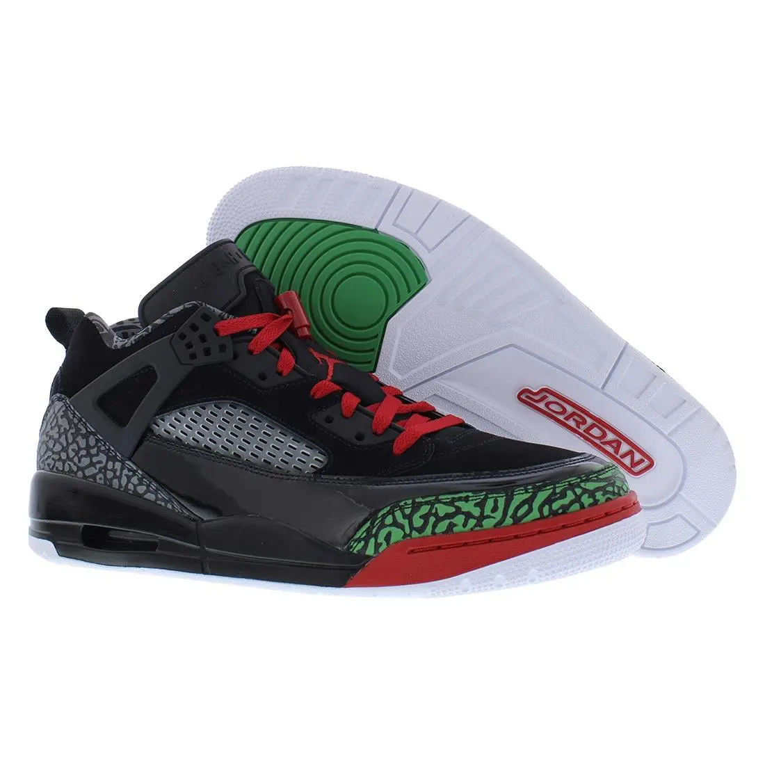 Nike Jordan Spizike Low Unisex Shoes - Black/Varsity Red, Main: Black