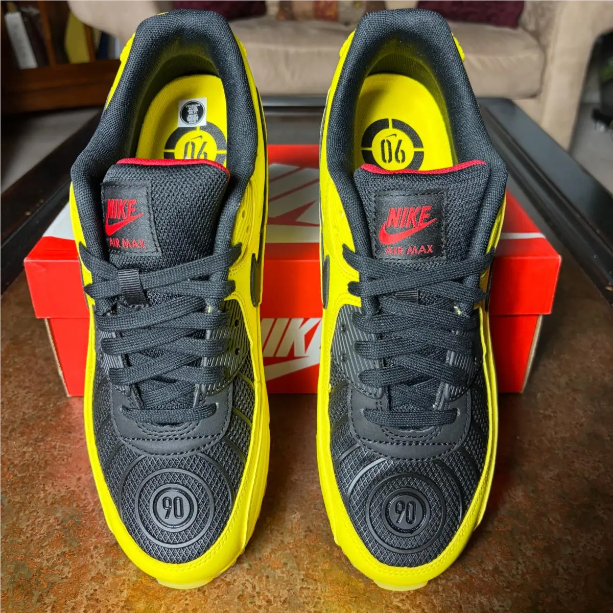 Nike shoes - Nike Air Max 90 Total 90 - HJ0624-758 - Yellow 2