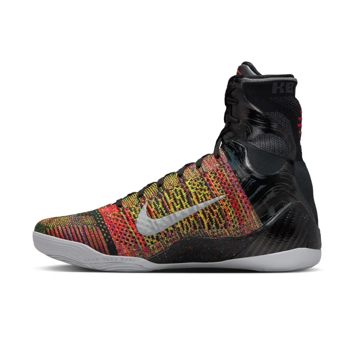 Nike Mens` Kobe9 Elite Protro Masterpiece Sneakers - Black/metallic Silver - Black/Metallic Silver