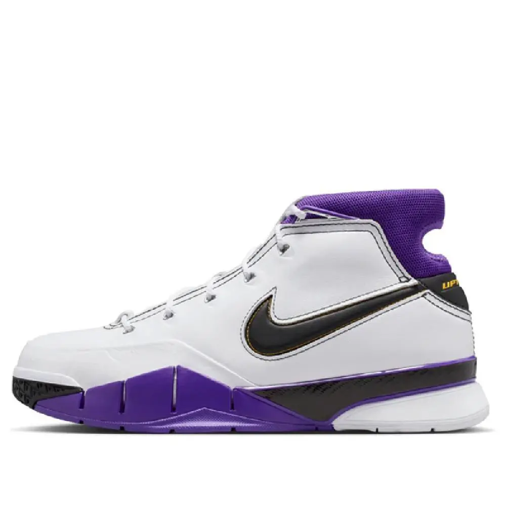 Men`s Nike Kobe 1 Protro `81 Points` White/black-court Purple IM0542 100 - White/Black-Court Purple