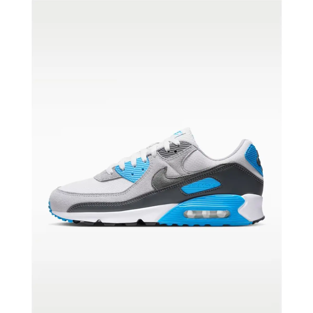 Nike shoes - Nike Air Max 90 - Air Max - DM0029-019 - Platinum Tint Blue Lightning Iron Grey Nby, Gray 0