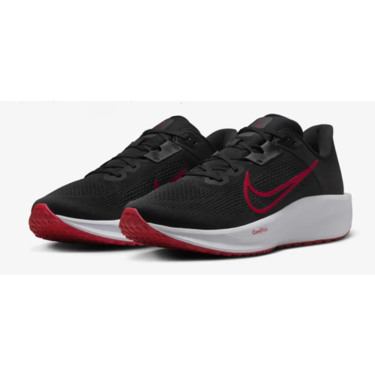Men`s Multisize Nike Quest 6 Black Red White FD6033-002 Running Shoes