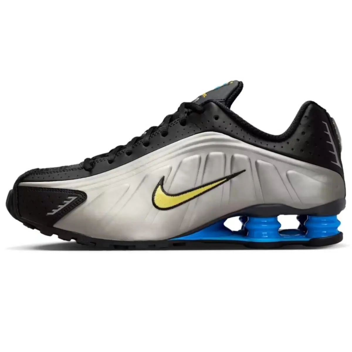 Nike shoes - Nike Shox - Shox - Silver, Maufacturer: Black/Metallic Pewter/Light Photo Blue/Canary 1