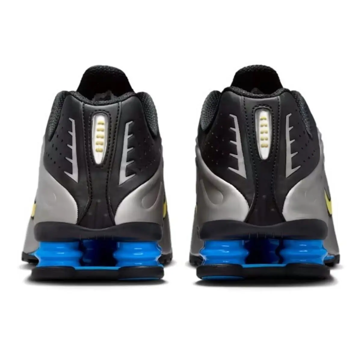 Nike shoes - Nike Shox - Shox - Silver, Maufacturer: Black/Metallic Pewter/Light Photo Blue/Canary 2