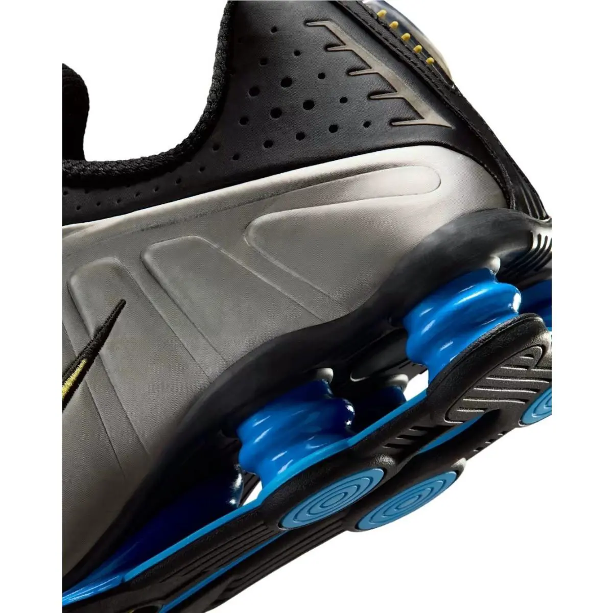 Nike shoes - Nike Shox - Shox - Silver, Maufacturer: Black/Metallic Pewter/Light Photo Blue/Canary 7