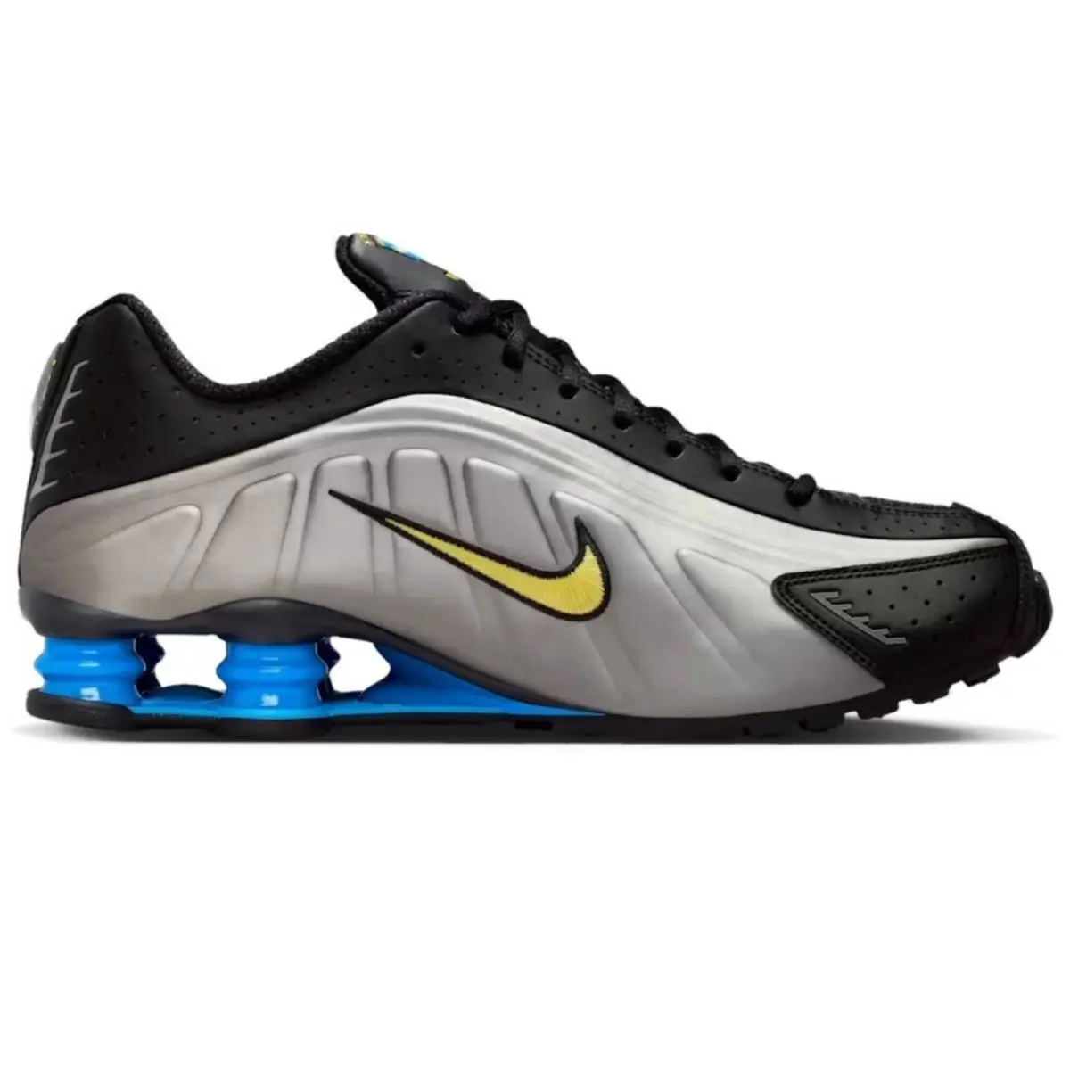 Nike shoes - Nike Shox - Shox - Silver, Maufacturer: Black/Metallic Pewter/Light Photo Blue/Canary 14