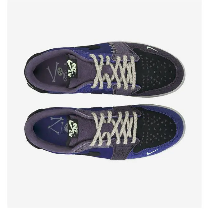 Nike shoes - Jordan 1 x Zion Williamson Retro Low - IH2309-500 - Blue/Purple 5