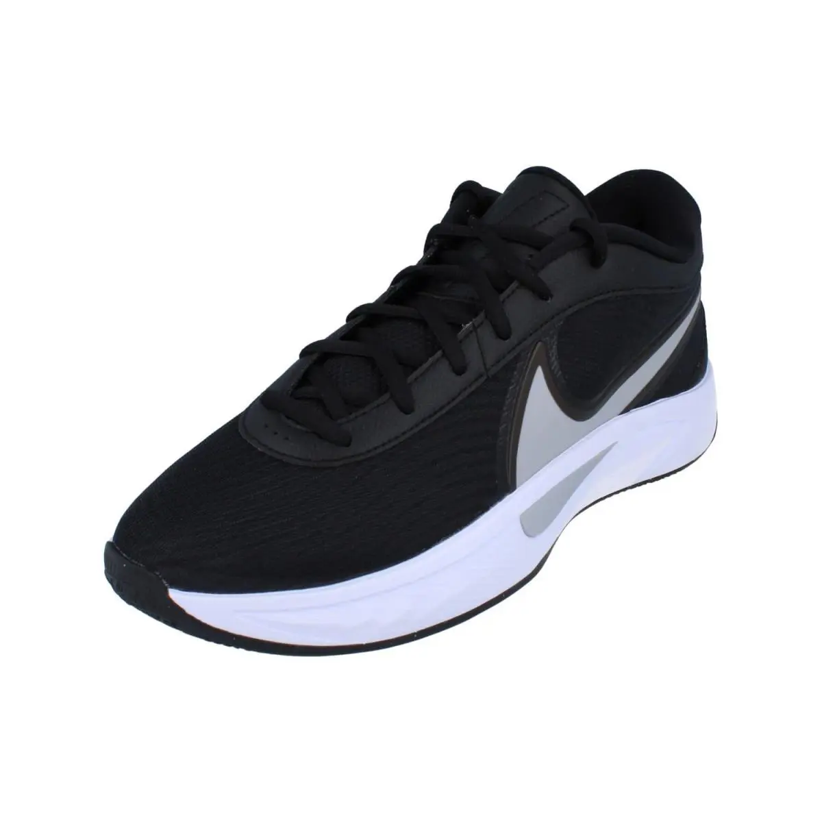Nike Mens` Giannis Zoom Freak-6 Basketball Shoes - Black/silver/white/gunsmoke - Black/Flt Silver/White/Gunsmoke
