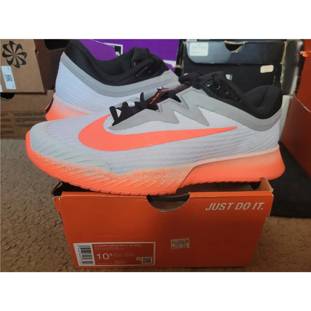 Nike shoes - Womens Nike Zoom Vapor - Womens Zoom Vapor - HV1376 100 - Multicolor 4