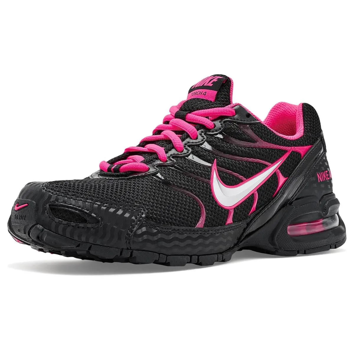 Nike shoes - Black/Metallic Silver/Pink Flash 6