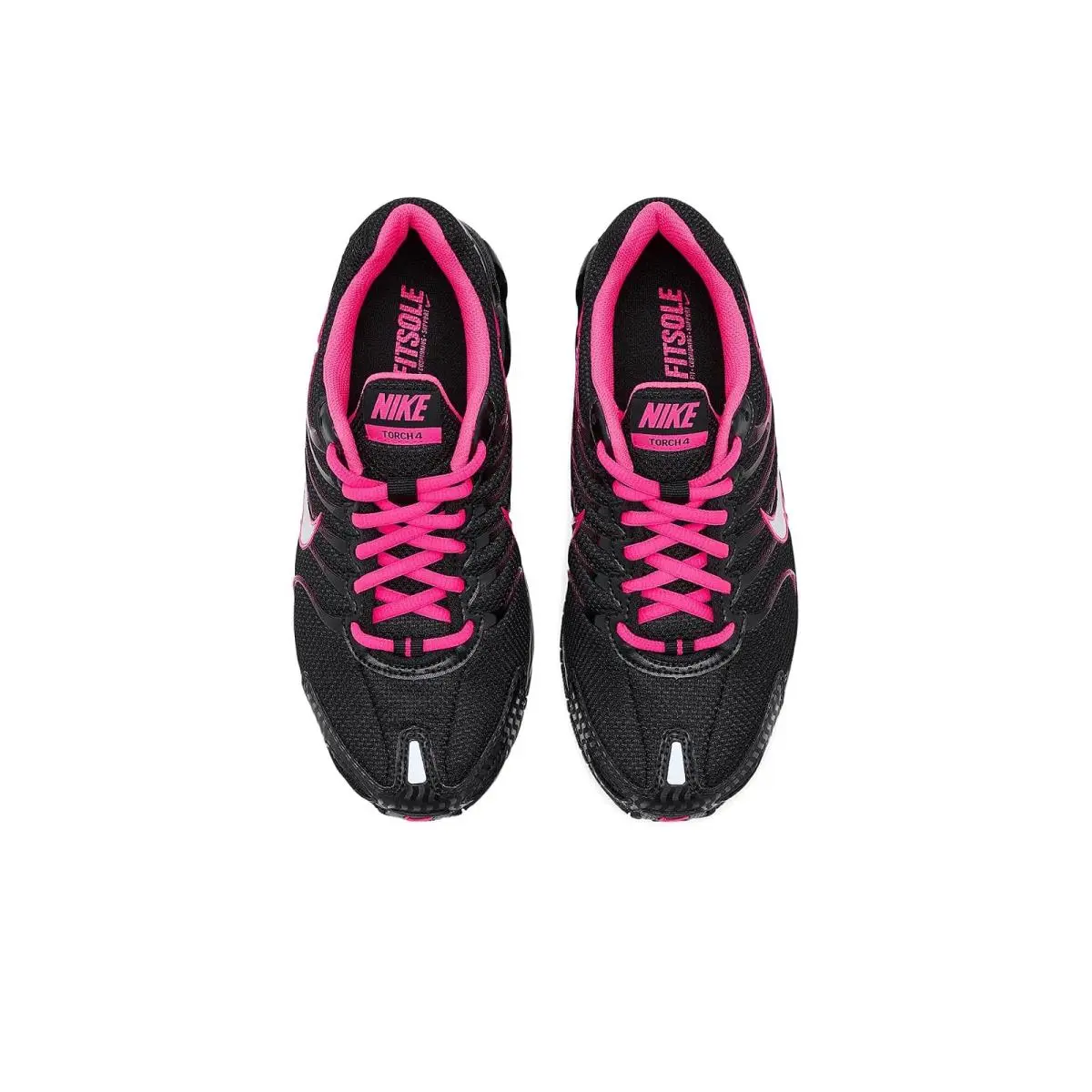 Nike shoes - Black/Metallic Silver/Pink Flash 7