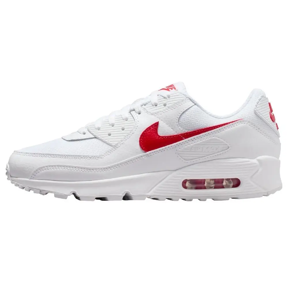 Men`s Nike Air Max 90 White/university Red-white DM0029 120