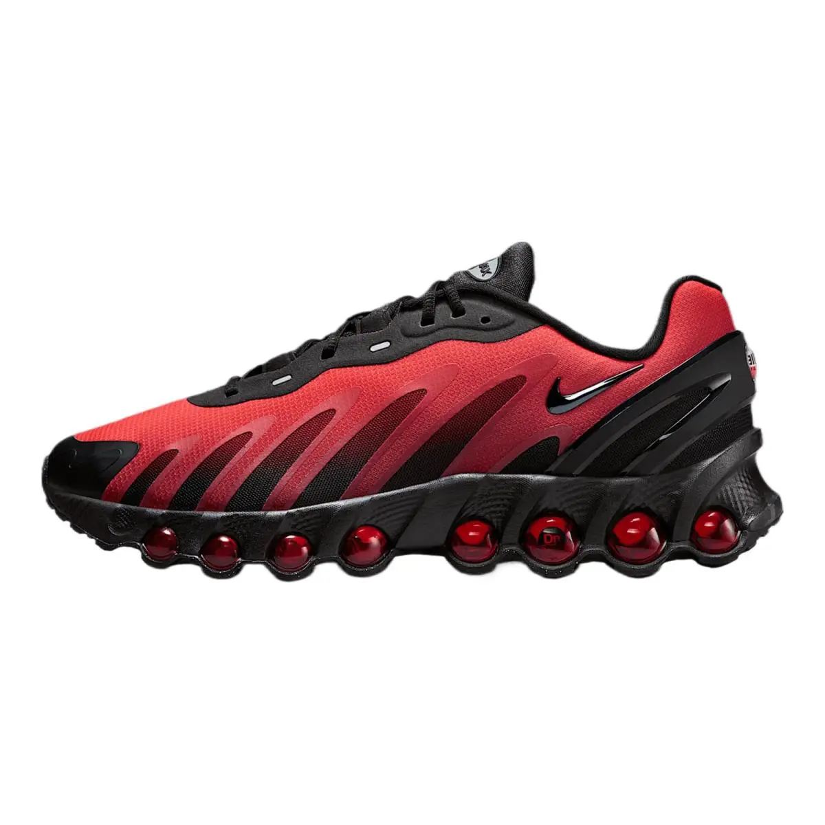 Nike Mens` Air Max DN8 Sneakers - Black/gym Red/bright Crimson/black - Black/Gym Red/Bright Crimson/Black