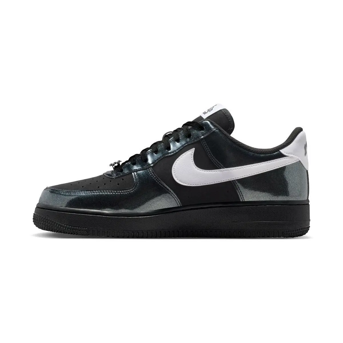 Mens Nike Air Force 1 07 LV8 Black White Sneakers IB6843-001-SIZE 8.5