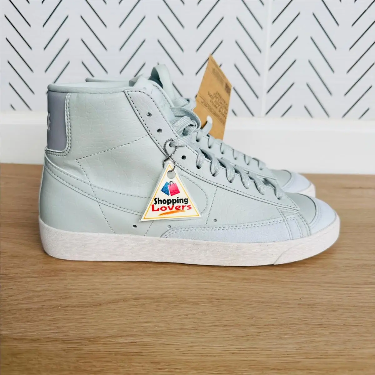 ⭐nike Blazer Mid 77 Retro Sz 7.5 Men Shoes Skate Sneakers Mint Gray DQ4124-001