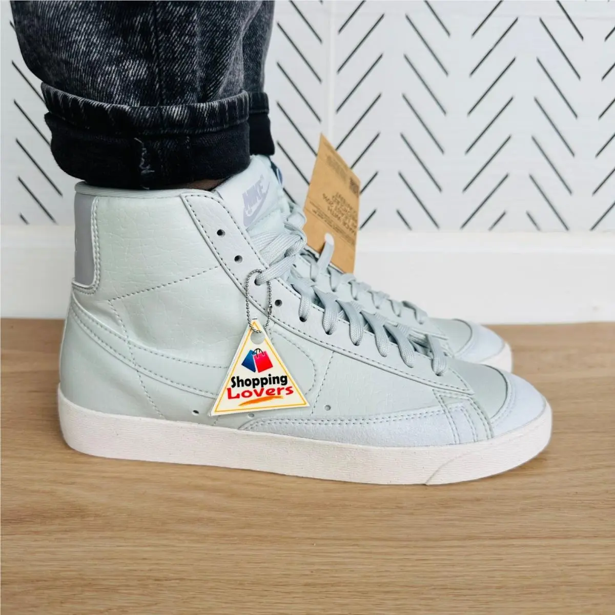 Nike shoes - Nike Blazer Mid 77 - Blazer Mid - DQ4124-001 - Silver (UPC: 196153963528) 7