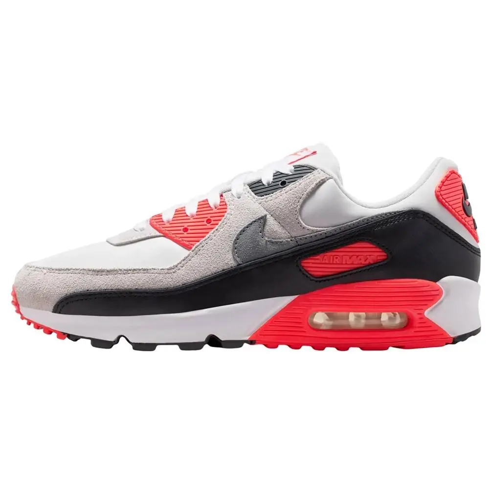 Men`s Nike Air Max 90 QS Infrared 3M White/particle Grey IU1055 100 - 6
