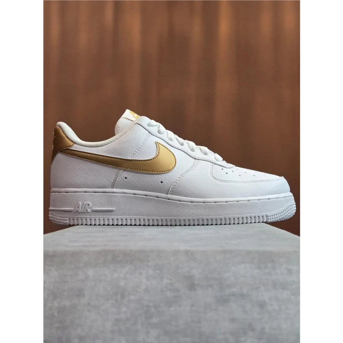 Air Force 1 `07 Next Nature - White Metallic Gold DC9486-114 Women`s 8.5 by Nike