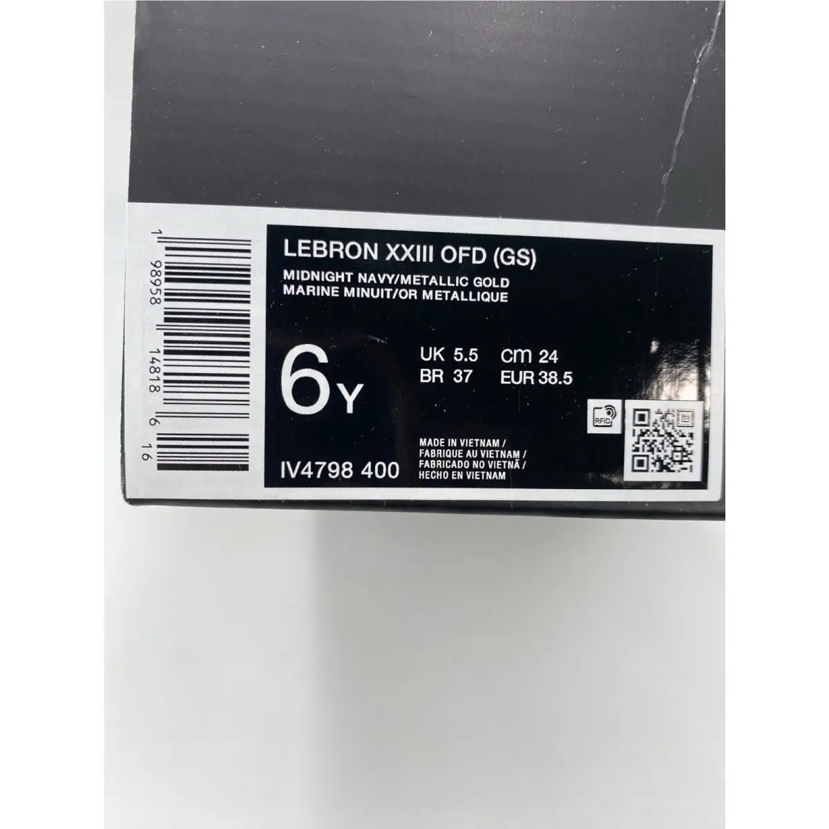 Nike shoes - Nike LeBron 6 - LeBron - IV4798 400 - Midnight Navy/Metallic Gold (UPC: 198958148186) 8