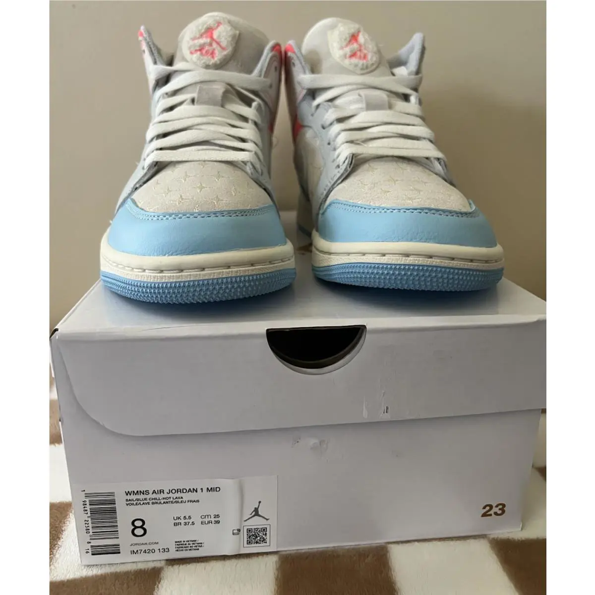Nike shoes - Air Jordan 1 Mid - Air Mid - IM7420 133 - Blue 8