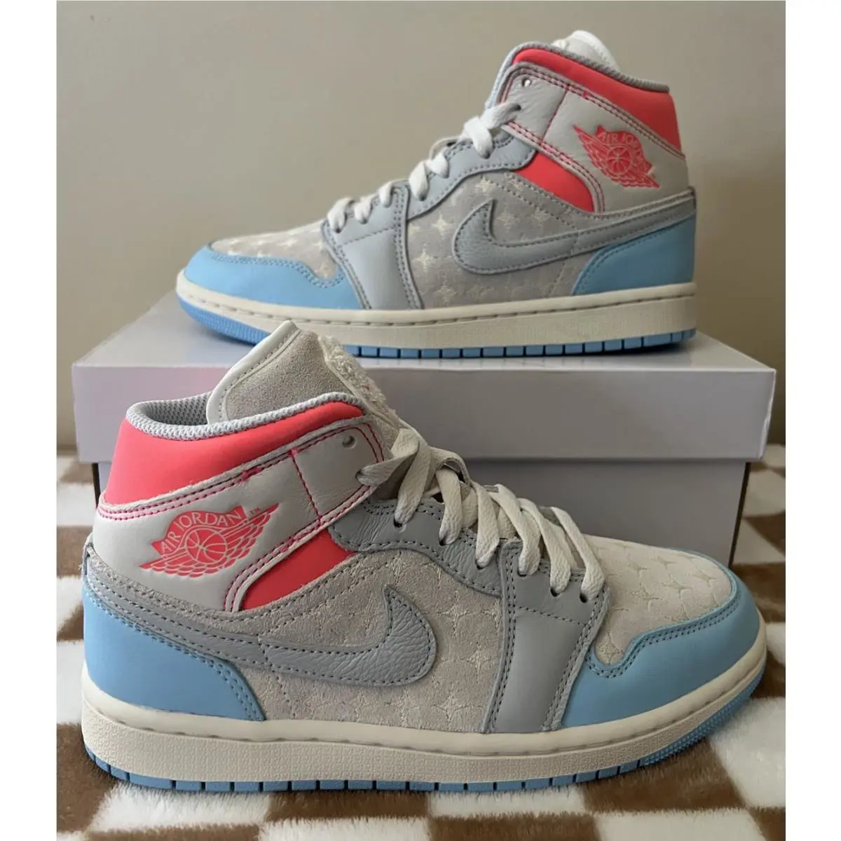 Nike shoes - Air Jordan 1 Mid - Air Mid - IM7420 133 - Blue 1